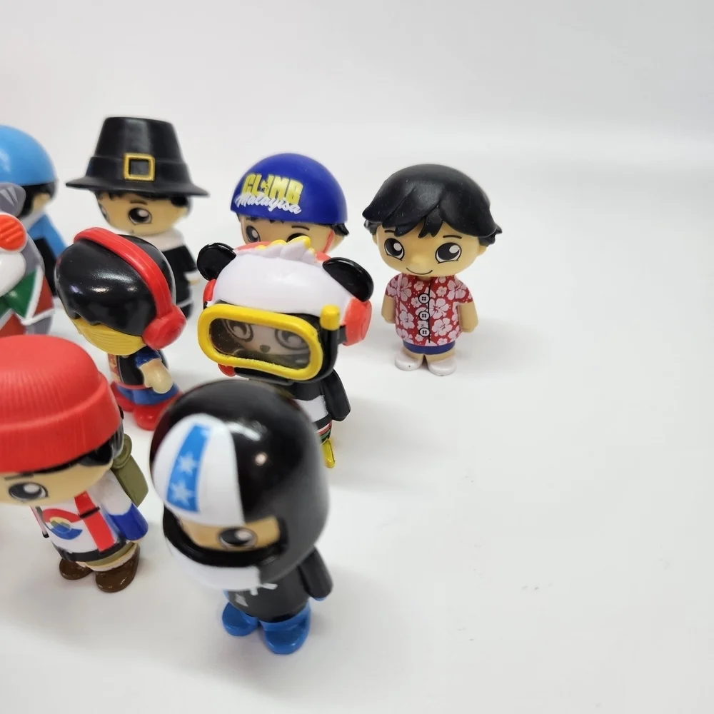 Ryan's World Road Trip World Tour PVC Figure Lot of 12 Gus Gill Hawaii Pilgrim